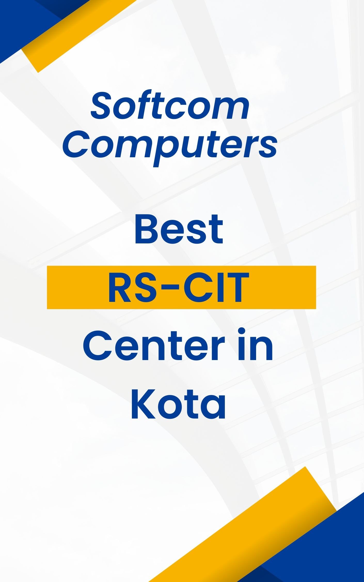 Best RSCIT Center in Kota