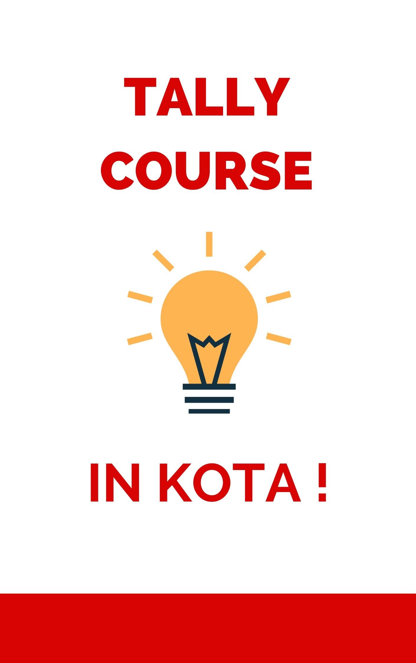 Tally Course in Kota