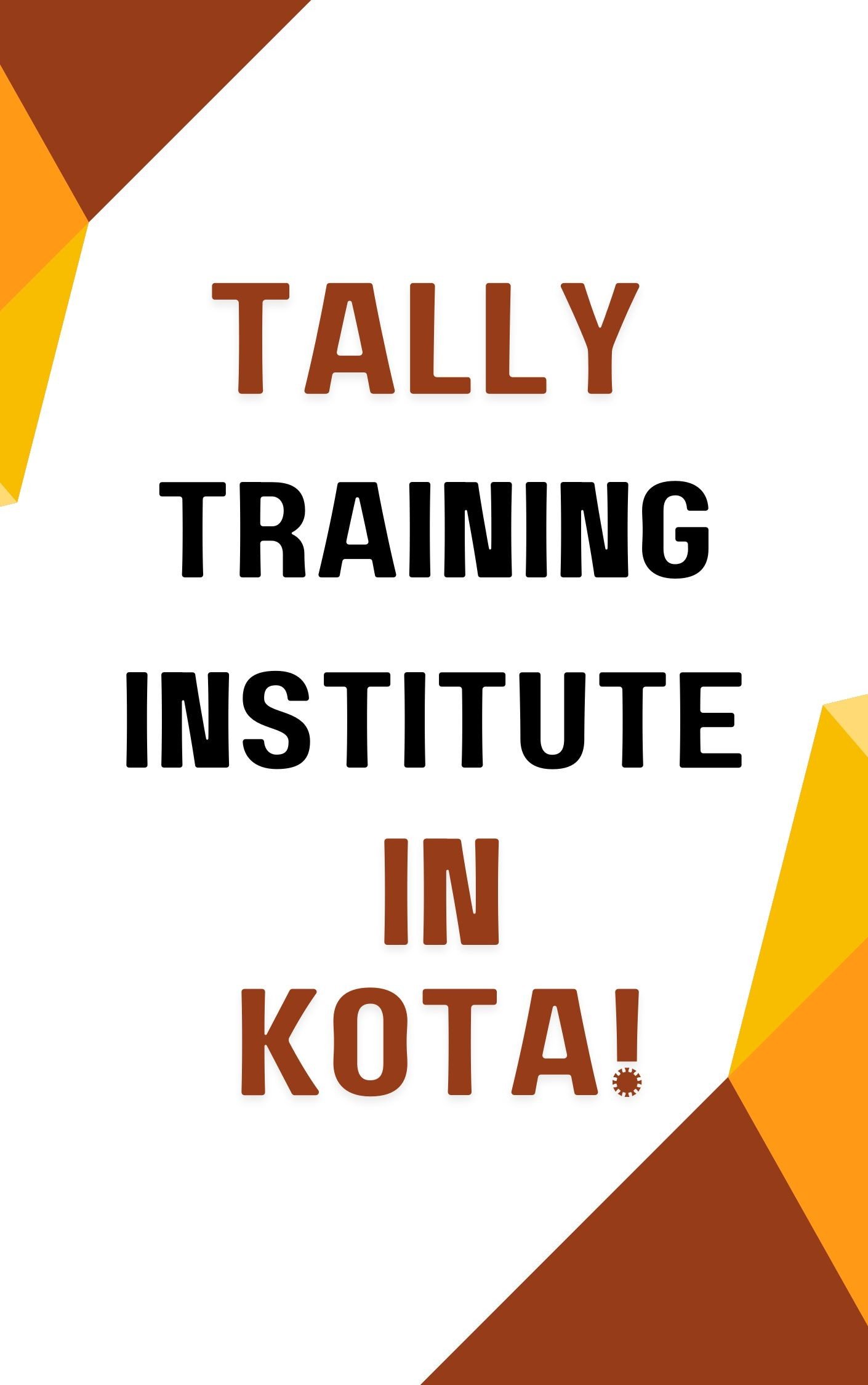 Tally Training Institute in Kota