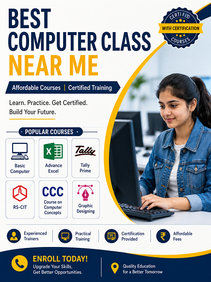 Best Computer Class Near Me – Affordable Computer Courses with Certification