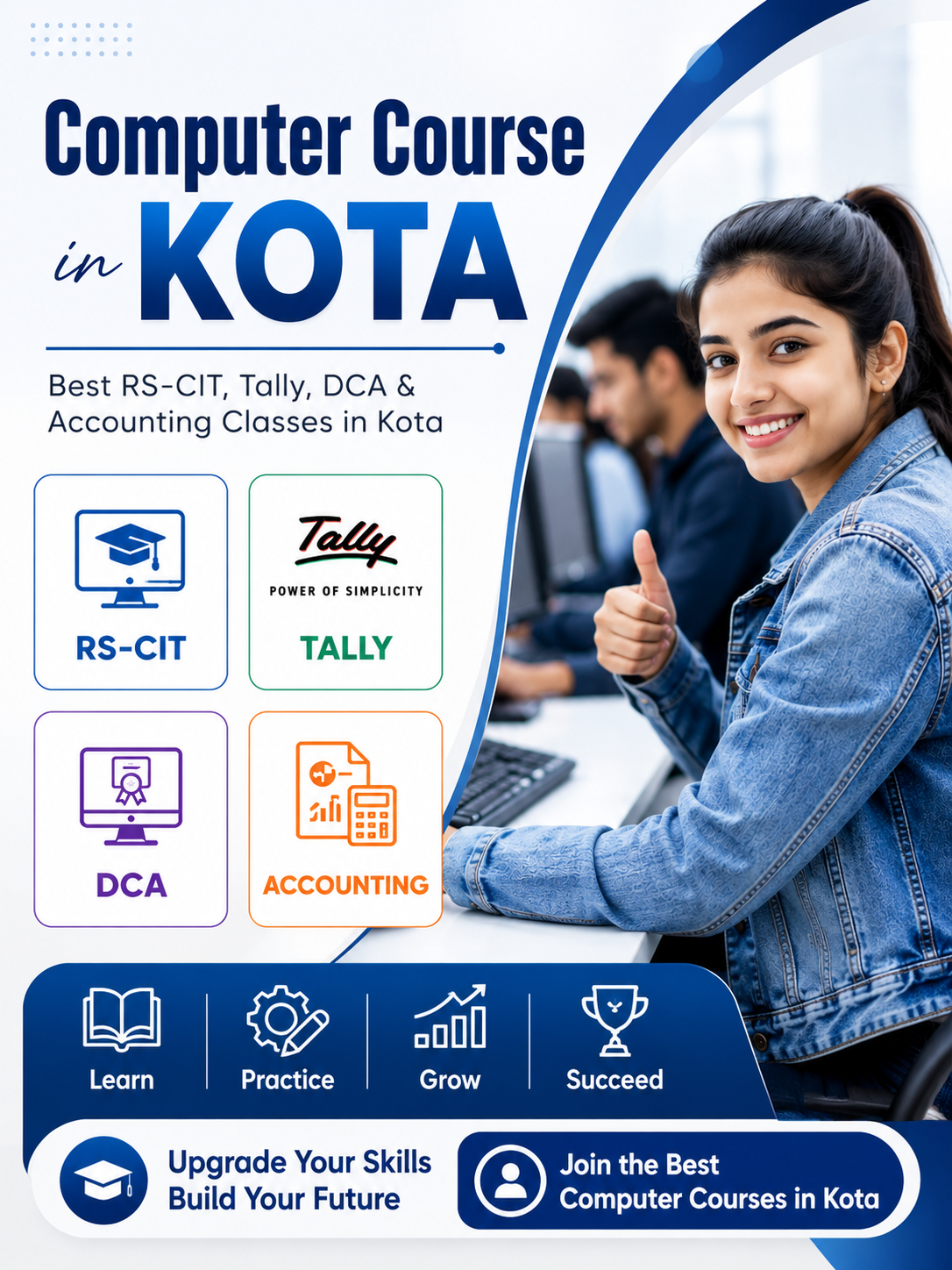 Computer Course in Kota – Best RS-CIT, Tally, DCA & Accounting Classes in Kota