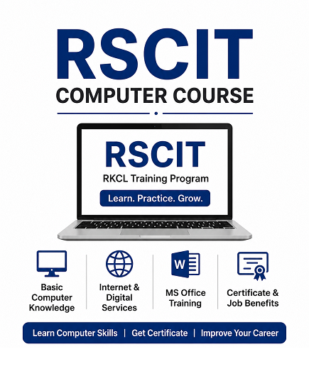 RSCIT Computer Course – Complete RKCL Training Program with Certificate & Job Benefits