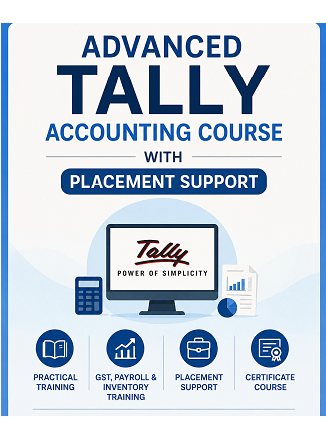 Advanced Tally Accounting Course with Placement Support – Kota Rajasthan