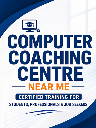 Computer Coaching Centre Near Me – Certified Training for Students, Professionals & Job Seekers
