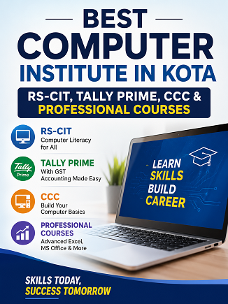 Best Computer Institute in Kota – RS-CIT, Tally Prime, CCC & Professional Courses